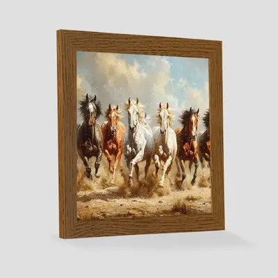 Modern Photo Frame Dark Oak 15x15 | Simple & Elegant Display Style