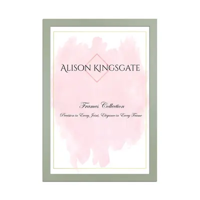 Modern Photo Frame Green A0 | Simple & Elegant Display Style