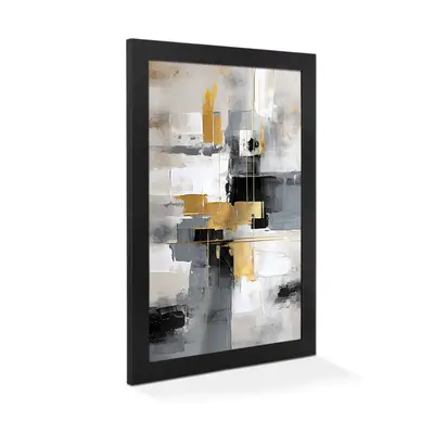 Modern A0 Mat Black Frame | Premium Wall Display