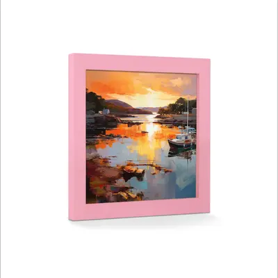 Modern Picture Frame 30x30cm Pastel Pink for Home & Office Decor
