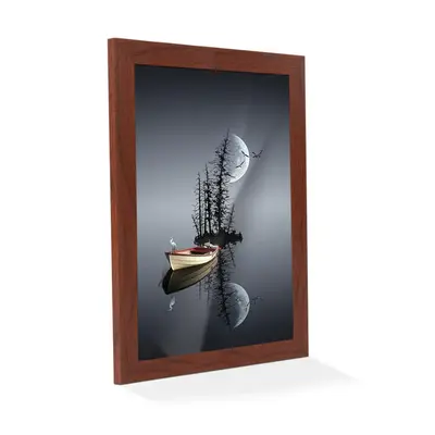Modern Picture Frame A0 Rose Wood for Home & Office Decor