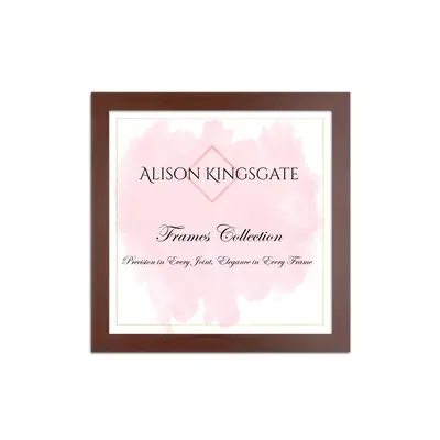 Modern Picture Frame 35x35cm Rose Wood for Home & Office Decor