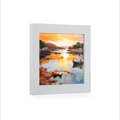 Modern Picture Frame 30x30cm Silver for Home & Office Decor