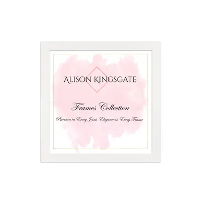 Modern White 30x30 Picture Frame | Contemporary Home Decor