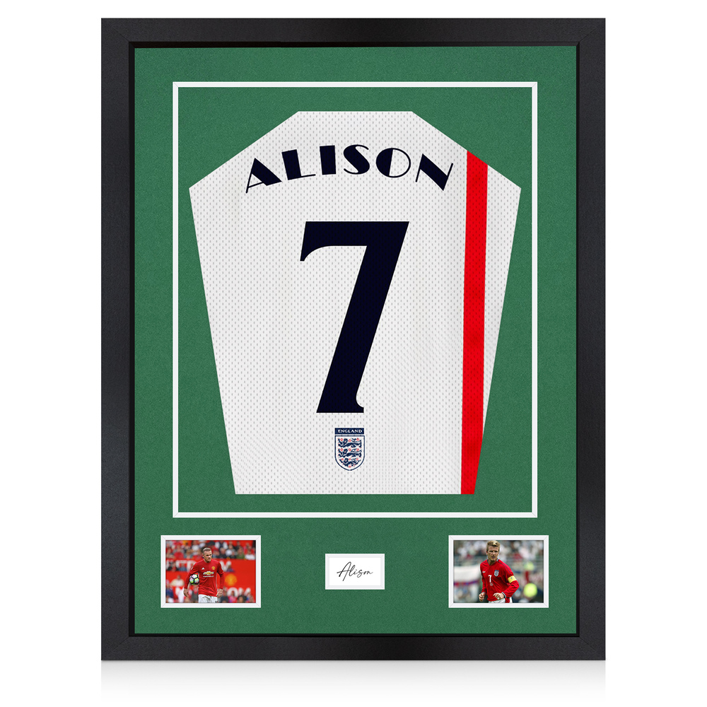77.5x58.5cm Black Football Shirt Frame - With Emerald Mount & Perspex Front - Fits Football, Rugby, Cricket & Marathon Jerseys