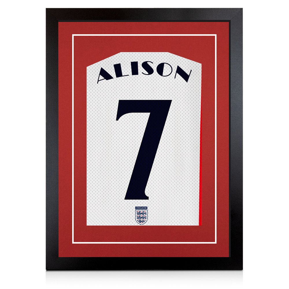 80x60cm Black Football Shirt Frame - With Crimson Mount & Perspex Front - Fits Football, Rugby, Cricket & Marathon Jerseys