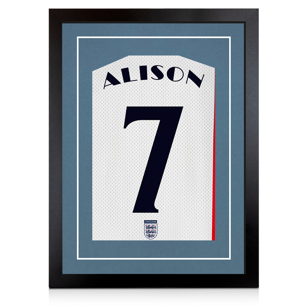 80x60cm Black Football Shirt Frame - With Pompadour Mount & Perspex Front - Fits Football, Rugby, Cricket & Marathon Jerseys