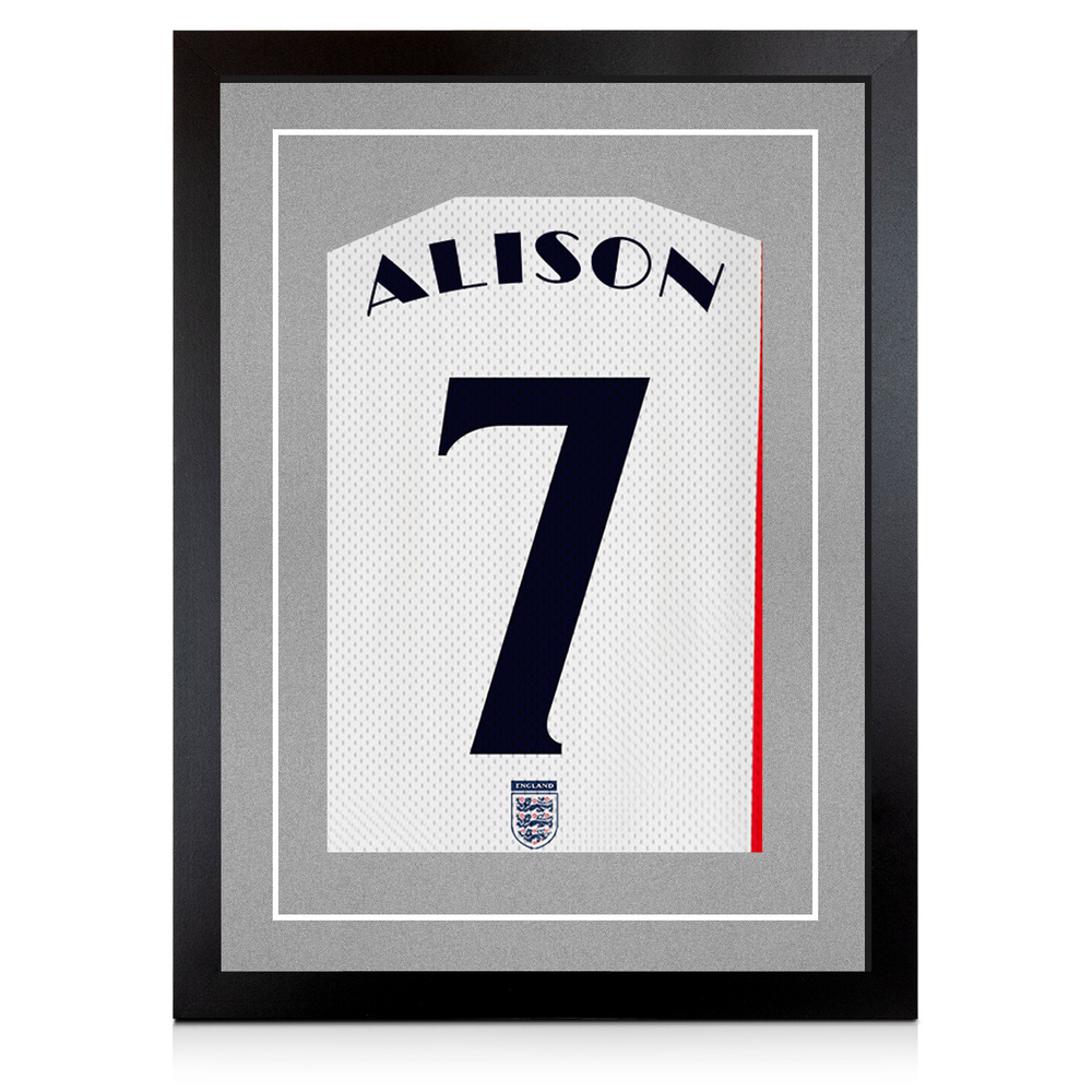 80x60cm Black Football Shirt Frame - With Silver Mount & Perspex Front - Fits Football, Rugby, Cricket & Marathon Jerseys