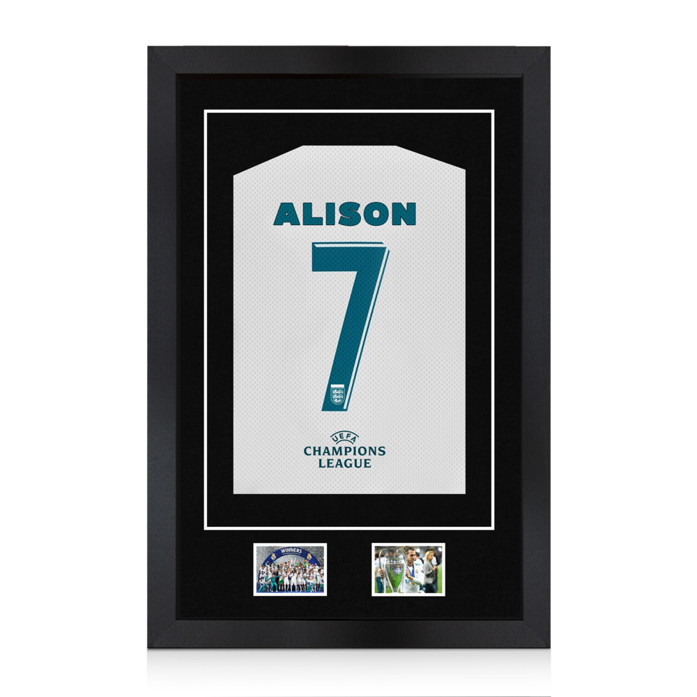 90x60cm Black Football Shirt Frame - With Mat Black Mount & Perspex Front - Fits Football, Rugby, Cricket & Marathon Jerseys