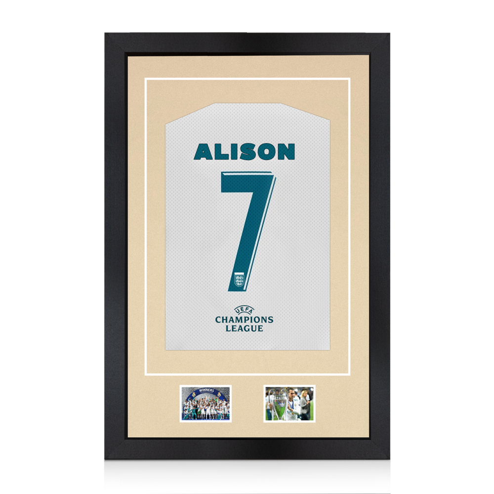 90x60cm Black Football Shirt Frame - With Ivory Mount & Perspex Front - Fits Football, Rugby, Cricket & Marathon Jerseys